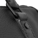 ルイヴィトン LOUIS VUITTON キーポルXS LVアエログラム M80950 ブラック レザー 2WAYバッグ ブラック金具 ショルダー ミニボストン