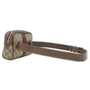 グッチ GUCCI オフィディア スモール ベルトバッグ 517076 ベージュ×ブラウン GGスプリームキャンバス レザー ウエストバッグ ゴールド金具