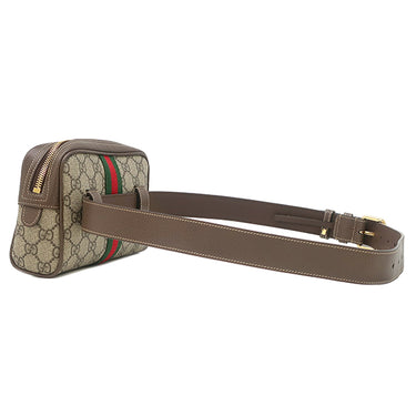 グッチ GUCCI オフィディア スモール ベルトバッグ 517076 ベージュ×ブラウン GGスプリームキャンバス レザー ウエストバッグ ゴールド金具