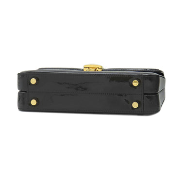 グッチ GUCCI シルヴィ1969 589479 ブラック パテントレザー 2WAYバッグ ゴールド金具 チェーンショルダー