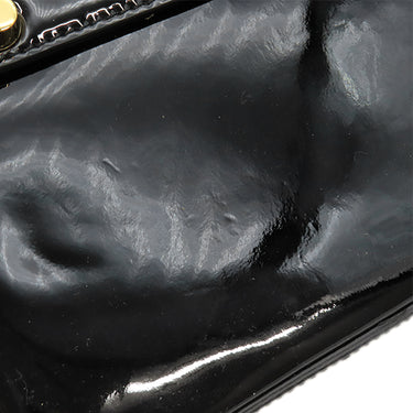 グッチ GUCCI シルヴィ1969 589479 ブラック パテントレザー 2WAYバッグ ゴールド金具 チェーンショルダー
