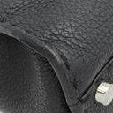 フェンディ FENDI ピーカブー セレリア ミディアム ブラック レザー 2WAYバッグ シルバー金具 黒 ハンドバッグ ショルダー