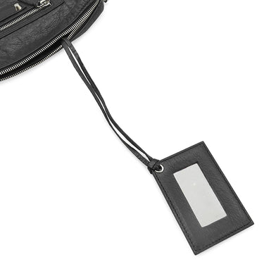バレンシアガ BALENCIAGA クラシック リポーター 431649 ブラック レザー ショルダーバッグ シルバー金具 ミニクロスバッグ