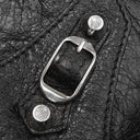 バレンシアガ BALENCIAGA クラシック リポーター 431649 ブラック レザー ショルダーバッグ シルバー金具 ミニクロスバッグ