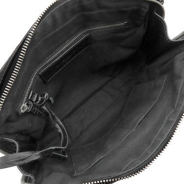 バレンシアガ BALENCIAGA クラシック リポーター 431649 ブラック レザー ショルダーバッグ シルバー金具 ミニクロスバッグ