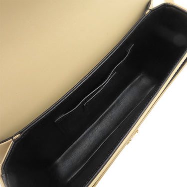 イヴ・サンローラン Yves Saint Laurent ソルフェリーノ 634306 ベージュ カーフ ショルダーバッグ マットゴールド金具 YSL ロゴプレート カサンドラロゴ