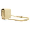 イヴ・サンローラン Yves Saint Laurent ソルフェリーノ 634306 ベージュ カーフ ショルダーバッグ マットゴールド金具 YSL ロゴプレート カサンドラロゴ