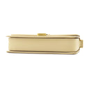 イヴ・サンローラン Yves Saint Laurent ソルフェリーノ 634306 ベージュ カーフ ショルダーバッグ マットゴールド金具 YSL ロゴプレート カサンドラロゴ