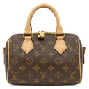 ルイヴィトン LOUIS VUITTON スピーディ バンドリエール 20 M46234 モノグラム モノグラムキャンバス 2WAYバッグ ゴールド金具 ミニボストン 茶 鍵欠品