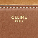 セリーヌ CELINE ティーン ソフト 16 196853CR4 タン レザー ショルダーバッグ ゴールド金具 茶 16 SOFT TEEN