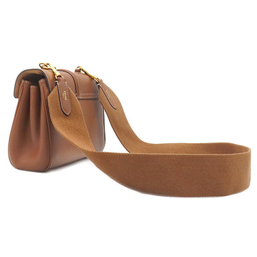 セリーヌ CELINE ティーン ソフト 16 196853CR4 タン レザー ショルダーバッグ ゴールド金具 茶 16 SOFT TEEN