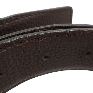 エルメス HERMES コンスタンスH #100 ブラック×ショコラ トゴ ボックスカーフ #100 ベルト シルバー金具 Hバックル リバーシブル キット