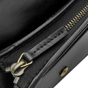 グッチ GUCCI ダブルG ミニウォレット 466492 ブラック レザー 二つ折り財布 ゴールド金具 キルティング レザーウォレット