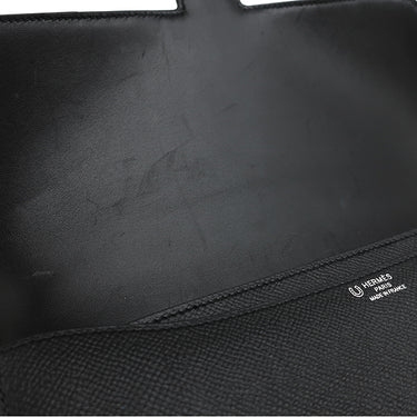 エルメス HERMES コンスタンス エラン ブラック ヴォーエプソン ショルダーバッグ シルバー金具 黒 PO品