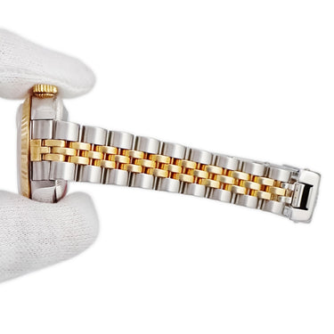 腕時計 ロレックス ROLEX デイトジャスト 26 79173N2BR P番 自動巻き レディース P番 K18YG×SS コンビ 純正ダイヤ イエロー シェル