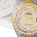 腕時計 ロレックス ROLEX デイトジャスト 26 79173N2BR P番 自動巻き レディース P番 K18YG×SS コンビ 純正ダイヤ イエロー シェル