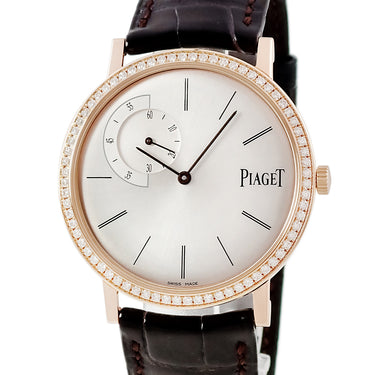 腕時計 ピアジェ PIAGET アルティプラノ G0A36118 手巻き メンズ K18PG無垢 純正ダイヤ シルバー バー スモールセコンド
