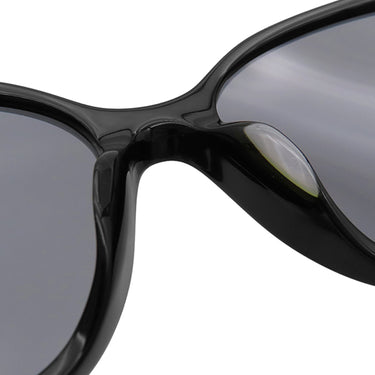プラダ PRADA 55□16 SPR24Q-F ブラック プラスチック サングラス シルバー金具 ウェリントン型 セルフレーム フルリム
