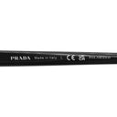 プラダ PRADA 55□16 SPR24Q-F ブラック プラスチック サングラス シルバー金具 ウェリントン型 セルフレーム フルリム