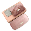 ミュウミュウ MIU MIU シエル スクエア シェイプ 56□16 SMUB12-F ブラック プラスチック サングラス 黒 グレーレンズ ロゴ