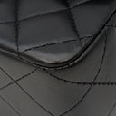 シャネル CHANEL マトラッセ トップハンドル ミニ ブラック×ピンク レザー ショルダーバッグ ゴールド金具 チェーン