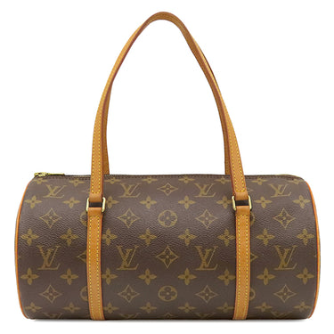 ルイヴィトン LOUIS VUITTON パピヨン 30 M51385 モノグラム モノグラムキャンバス ハンドバッグ ゴールド金具 茶