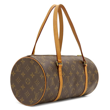 ルイヴィトン LOUIS VUITTON パピヨン 30 M51385 モノグラム モノグラムキャンバス ハンドバッグ ゴールド金具 茶