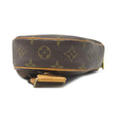 ルイヴィトン LOUIS VUITTON ポシェット ガンジュ M51870 モノグラム モノグラムキャンバス ボディバッグ ゴールド金具 茶 ショルダーバッグ