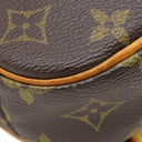 ルイヴィトン LOUIS VUITTON ポシェット ガンジュ M51870 モノグラム モノグラムキャンバス ボディバッグ ゴールド金具 茶 ショルダーバッグ