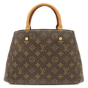 ルイヴィトン LOUIS VUITTON モンテーニュ BB M41055 モノグラム モノグラムキャンバス 2WAYバッグ ゴールド金具 茶 ハンドバッグ ショルダー
