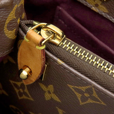 ルイヴィトン LOUIS VUITTON モンテーニュ BB M41055 モノグラム モノグラムキャンバス 2WAYバッグ ゴールド金具 茶 ハンドバッグ ショルダー