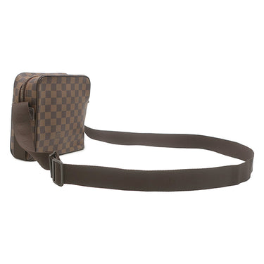 ルイヴィトン LOUIS VUITTON オラフ PM N41442 ダミエエベヌ ダミエキャンバス ショルダーバッグ ゴールド金具 茶