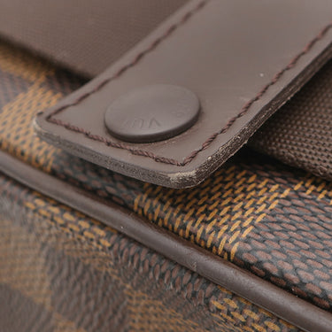 ルイヴィトン LOUIS VUITTON オラフ PM N41442 ダミエエベヌ ダミエキャンバス ショルダーバッグ ゴールド金具 茶
