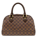 ルイヴィトン LOUIS VUITTON ドゥオモ N60008 ダミエエベヌ ダミエキャンバス ハンドバッグ ゴールド金具 茶