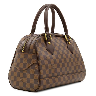 ルイヴィトン LOUIS VUITTON ドゥオモ N60008 ダミエエベヌ ダミエキャンバス ハンドバッグ ゴールド金具 茶