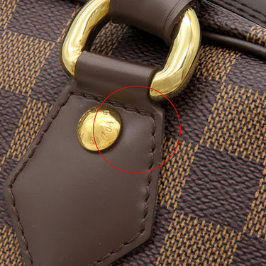 ルイヴィトン LOUIS VUITTON ドゥオモ N60008 ダミエエベヌ ダミエキャンバス ハンドバッグ ゴールド金具 茶