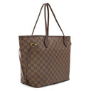 ルイヴィトン LOUIS VUITTON ネヴァーフル MM N51105 スリーズ ダミエキャンバス トートバッグ ゴールド金具 茶 赤 ショルダー トート 旧型
