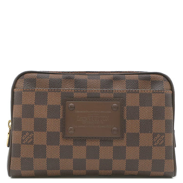 ルイヴィトン LOUIS VUITTON バムバッグ ブルックリン N41101 ダミエエベヌ ダミエキャンバス ウエストバッグ ゴールド金具 茶 ボディバッグ