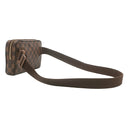 ルイヴィトン LOUIS VUITTON バムバッグ ブルックリン N41101 ダミエエベヌ ダミエキャンバス ウエストバッグ ゴールド金具 茶 ボディバッグ