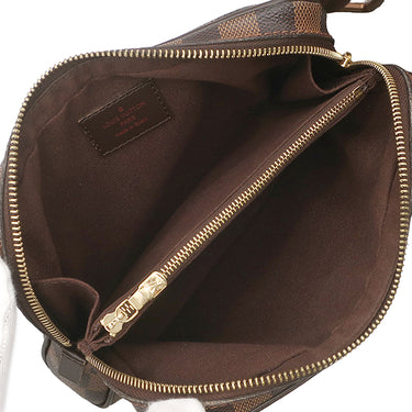 ルイヴィトン LOUIS VUITTON バムバッグ ブルックリン N41101 ダミエエベヌ ダミエキャンバス ウエストバッグ ゴールド金具 茶 ボディバッグ