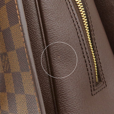 ルイヴィトン LOUIS VUITTON トリアナ N51155 ダミエエベヌ ダミエキャンバス ハンドバッグ ゴールド金具 茶