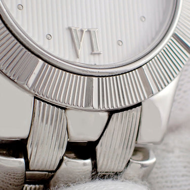 腕時計 パテックフィリップ PATEK PHILIPPE ネプチューン 4880/1A-011 クオーツ レディース メーカーOH済 ホワイト デイト ローマン ドット
