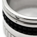 ブシュロン BOUCHERON キャトル ブラック ラージ JRG01789 ブラック×ホワイトゴールド K18WG ブラックPVD #T49 リング 指輪 Au750 18K 9号