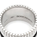 ブシュロン BOUCHERON キャトル ブラック ラージ JRG01789 ブラック×ホワイトゴールド K18WG ブラックPVD #T49 リング 指輪 Au750 18K 9号