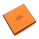 エルメス HERMES スカーフリング ケリーカデナ ゴールド×ブラウン メタル レザー スカーフリング カデナモチーフ