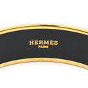 エルメス HERMES エマイユ GM 貝モチーフ レッド×マルチカラー GP 七宝焼き バングル ゴールド金具 赤 海の生き物 マリン 貝殻柄