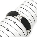 エルメス HERMES プラス ボーヴォ ブラック×シルバー レザー メタル ブレスレット レザーブレスレット Place Beauvau