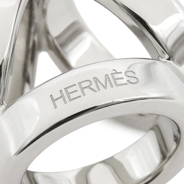 エルメス HERMES ツイリーリング ミニトリオ シルバー 真鍮 スカーフリング ツイリー用 ガヴロッシュ用