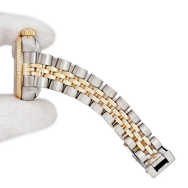 腕時計 ロレックス ROLEX デイトジャスト 26 79173 Y番 自動巻き レディース Y番 K18YG×SS コンビ ホワイト ジュビリーブレス