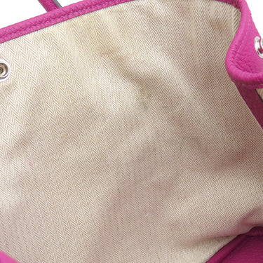 エルメス HERMES ガーデンパーティー PM 36 ローズパープル ネゴンダ トートバッグ シルバー金具 紫 オールレザー
